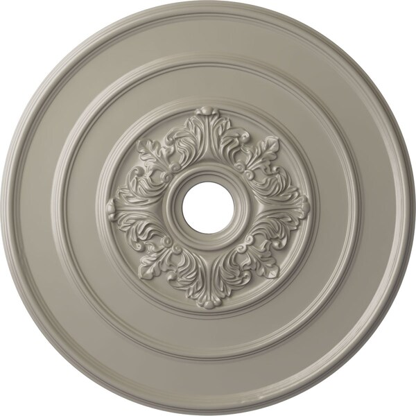 Ekena Millwork Traditional with Acanthus Leaves Ceiling Medallion, 26"OD x 3 1/8"ID x 1 1/2"P, Pearl White CM26TAPWS - main